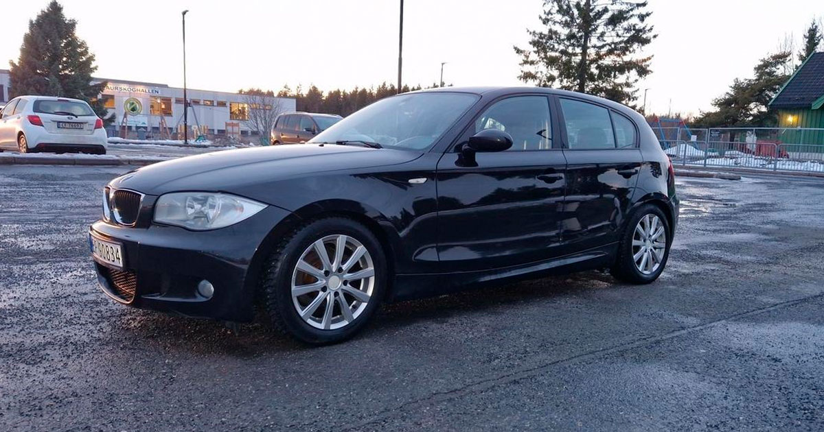 BMW 1 uten racing dekor